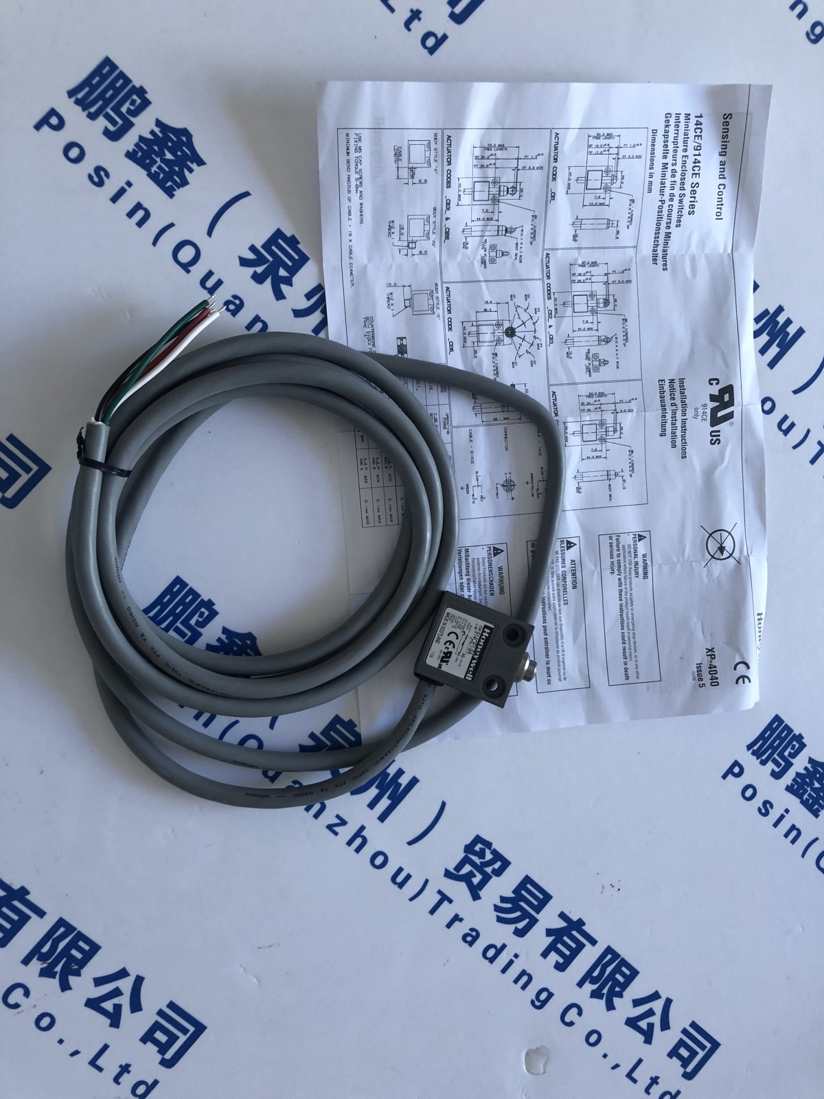 HONEYWELL限位开关914CE1-9A - 鹏鑫（泉州）贸易有限公司